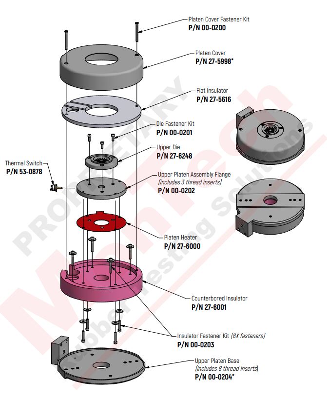 ODR 2000 Upper Platen