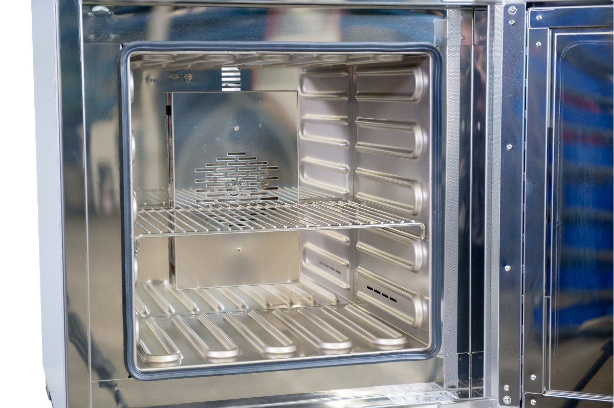 Aging oven interior