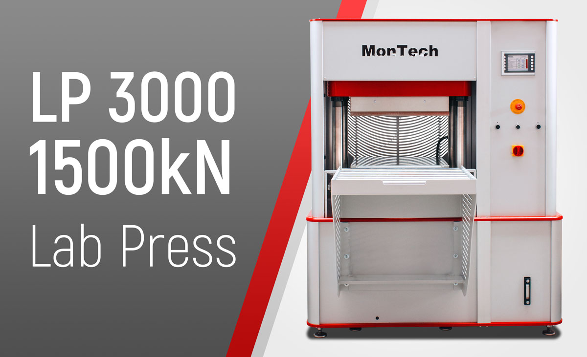 MonTech Adds New 1500kN Model to Lab Press Line-up
